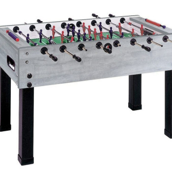 Настільний футбол Garlando G-500 сірий дуб, Наскрізні