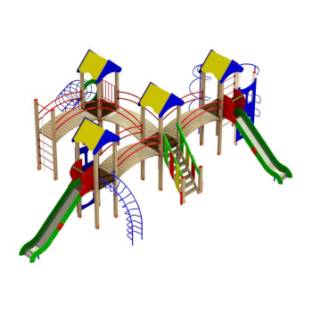 Ігровий комплекс "Фортеця друзів" DIO818