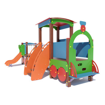 Гімнастичний комплекс "Паровозик великий" DIO405, 527, 212, 206