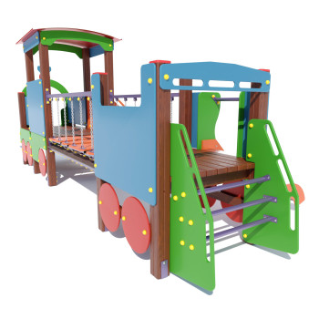 Гімнастичний комплекс "Паровозик великий" DIO405, 527, 212, 206