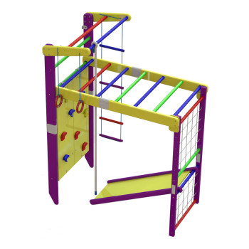 Стінка шведська - дитячий куточок дерево Н140