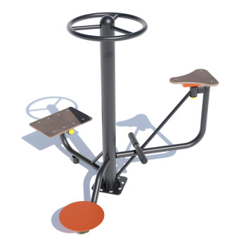 Вуличний тренажер "Твістер / Поперек круговий / Рівнавага" BS113.5