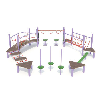 Дитячий ігровий канатний комплекс LK227