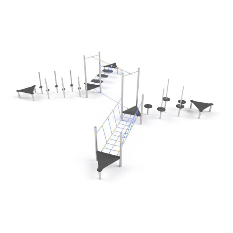 Дитячий ігровий канатний комплекс LK233, 890, 865, 210