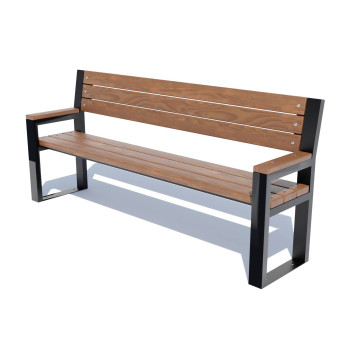 Лавка паркова з підлокітниками DIO982.2