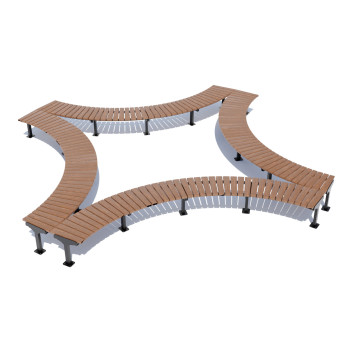 Лавка паркова “Гармонія” DIO970.3, 459, 459, 45