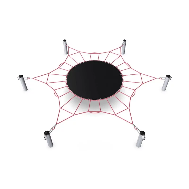 Канатний батут LIK076