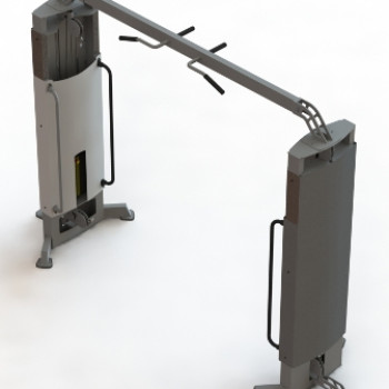 Блочна рама (подвiйна) стеки 105кг BL206, 484