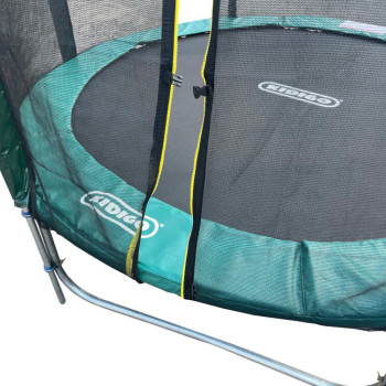 Батут KIDIGO 244 см з сіткою та драбиною
