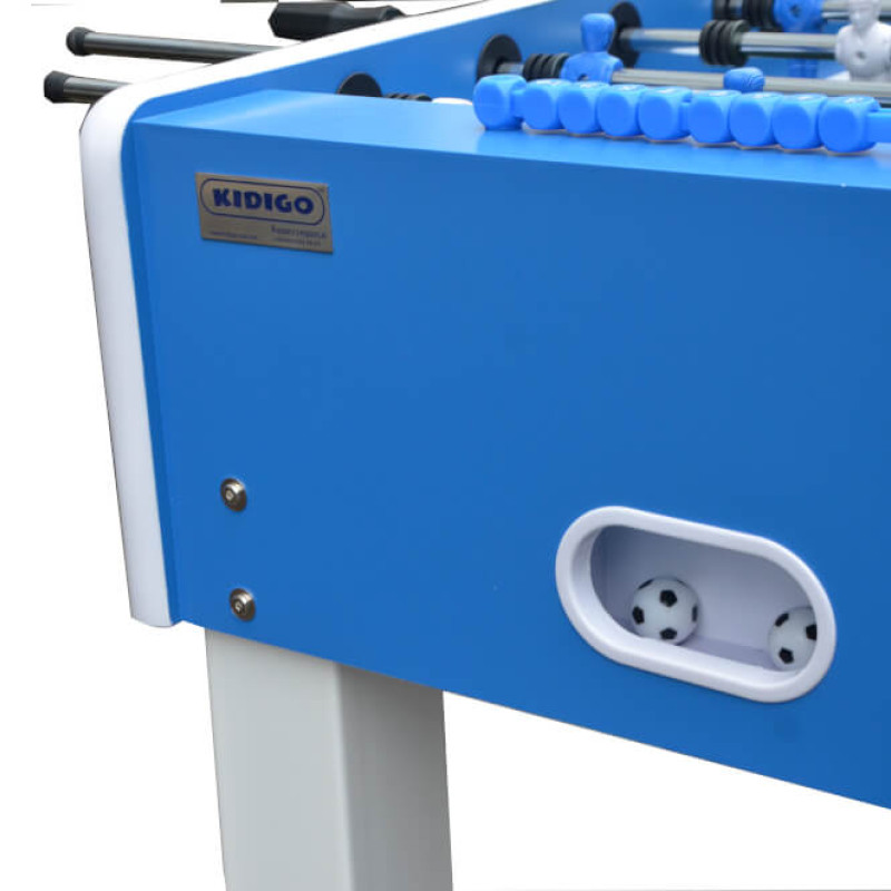 Настільний футбол Street (141х74х88 см / синій колір / металеві ноги / захист від води та сонця)