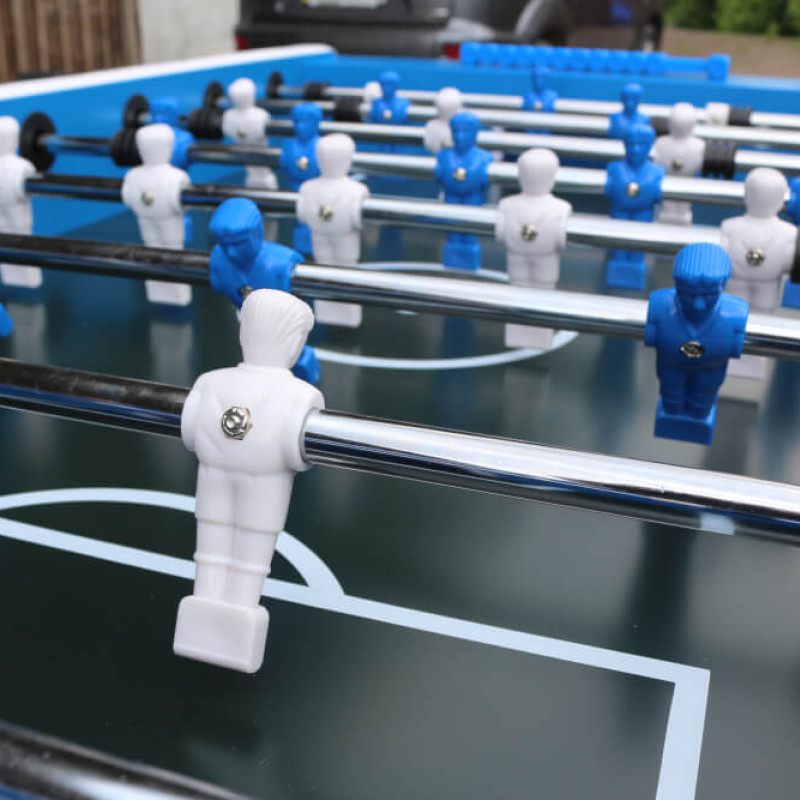 Настільний футбол Street (141х74х88 см / синій колір / металеві ноги / захист від води та сонця)