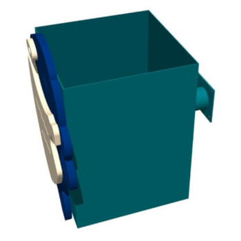 Дитячий смітник (бокове крілення) + декор KIDIGO