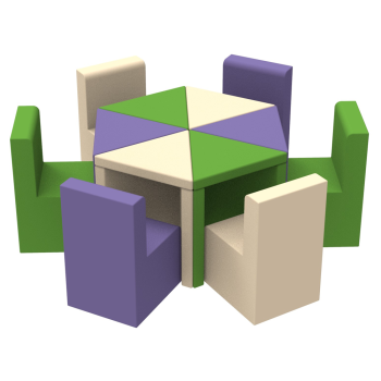 Комплект дитячих меблів Цвітик KIDIGO