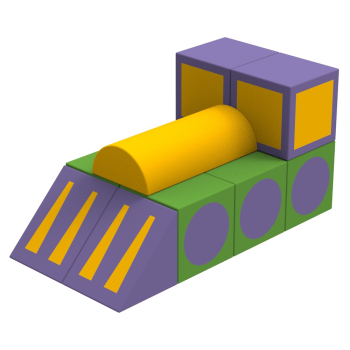 Конструктор м'який модульний Потяг KIDIGO