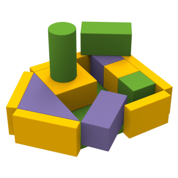 Конструктор м'який модульний Фрегат KIDIGO