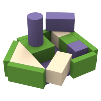 Конструктор м'який модульний Фрегат KIDIGO