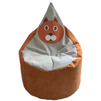 Крісло-мішок Лисичка KIDIGO