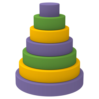 Модульний набір Піраміда кругла KIDIGO