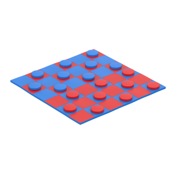 Ігровий модуль-мат Шашки KIDIGO